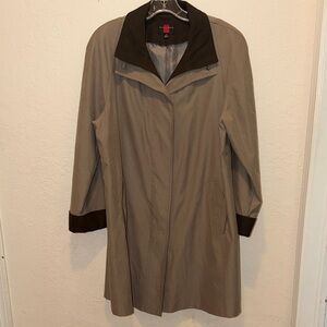 Vintage Women's Long Tan Jacket Trench Coat